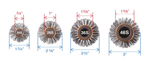 Barrel & Bristle Diameters