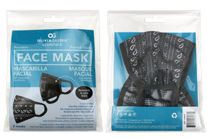Pack of 2 Printed Fabric Face Masks