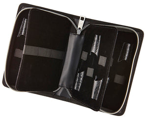 Many compartments & zipper pocket