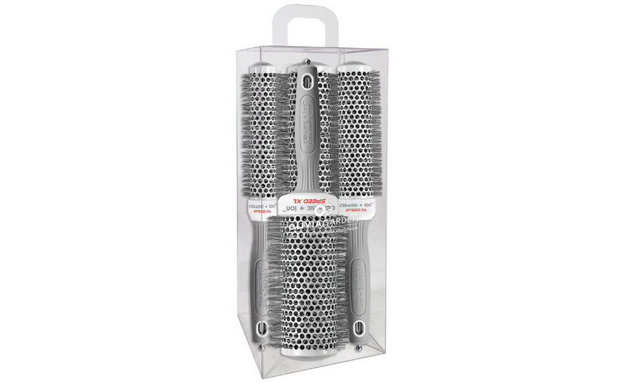 Hair brushes: Ceramic + Ion Speed XL Thermal Round | Olivia Garden