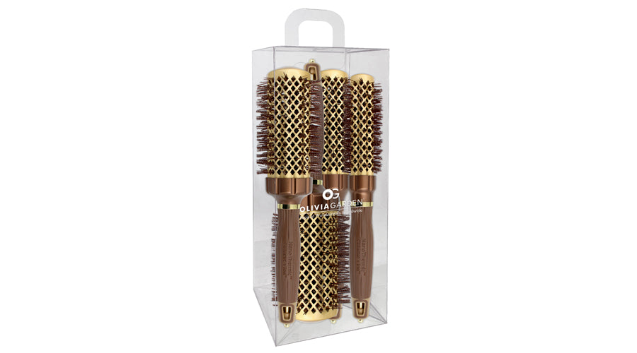 Hair brushes: NanoThermic PowerGrip | Olivia Garden