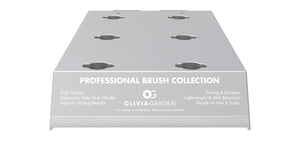 6-pc Silver Display • 12" Wide x 12" Deep • FREE with purchase of 6 Olivia Garden brushes • Add to cart with your brushes