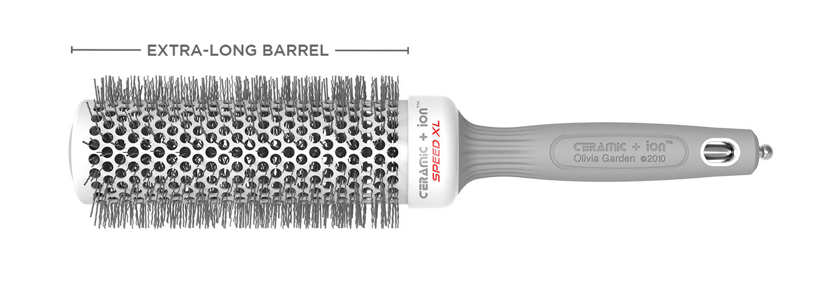 Hair brushes: Ceramic + Ion Speed XL Thermal Round | Olivia Garden