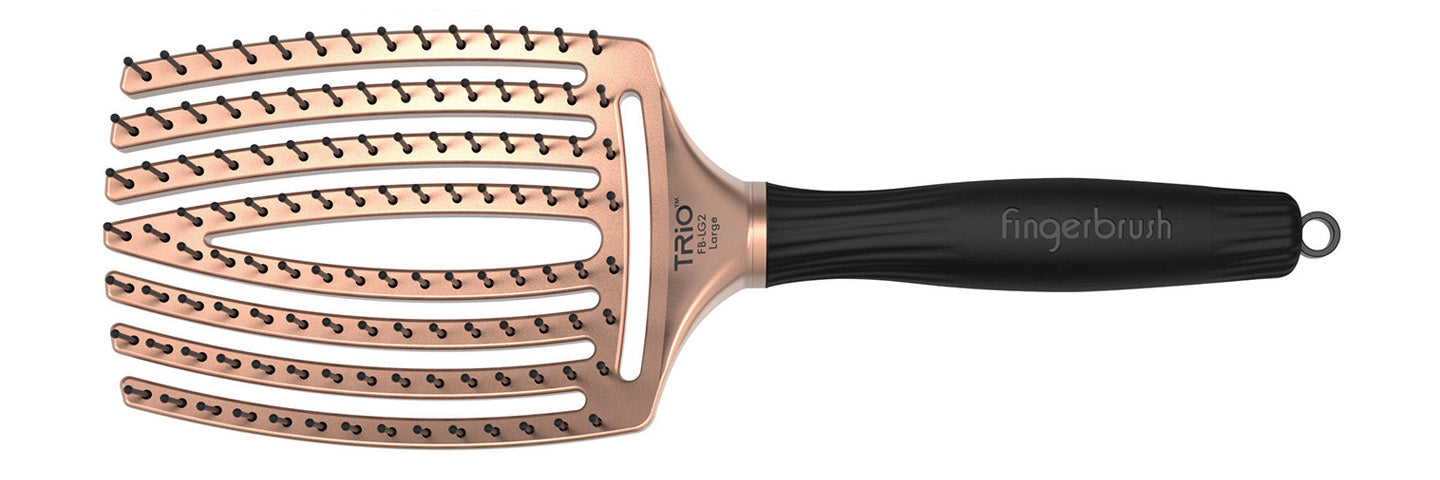 Olivia Garden FingerBrush Scalp-Hugging & Vented Paddle Hair Brush