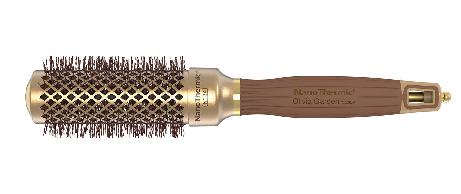 Hair brushes NanoThermic Round Thermal Olivia Garden