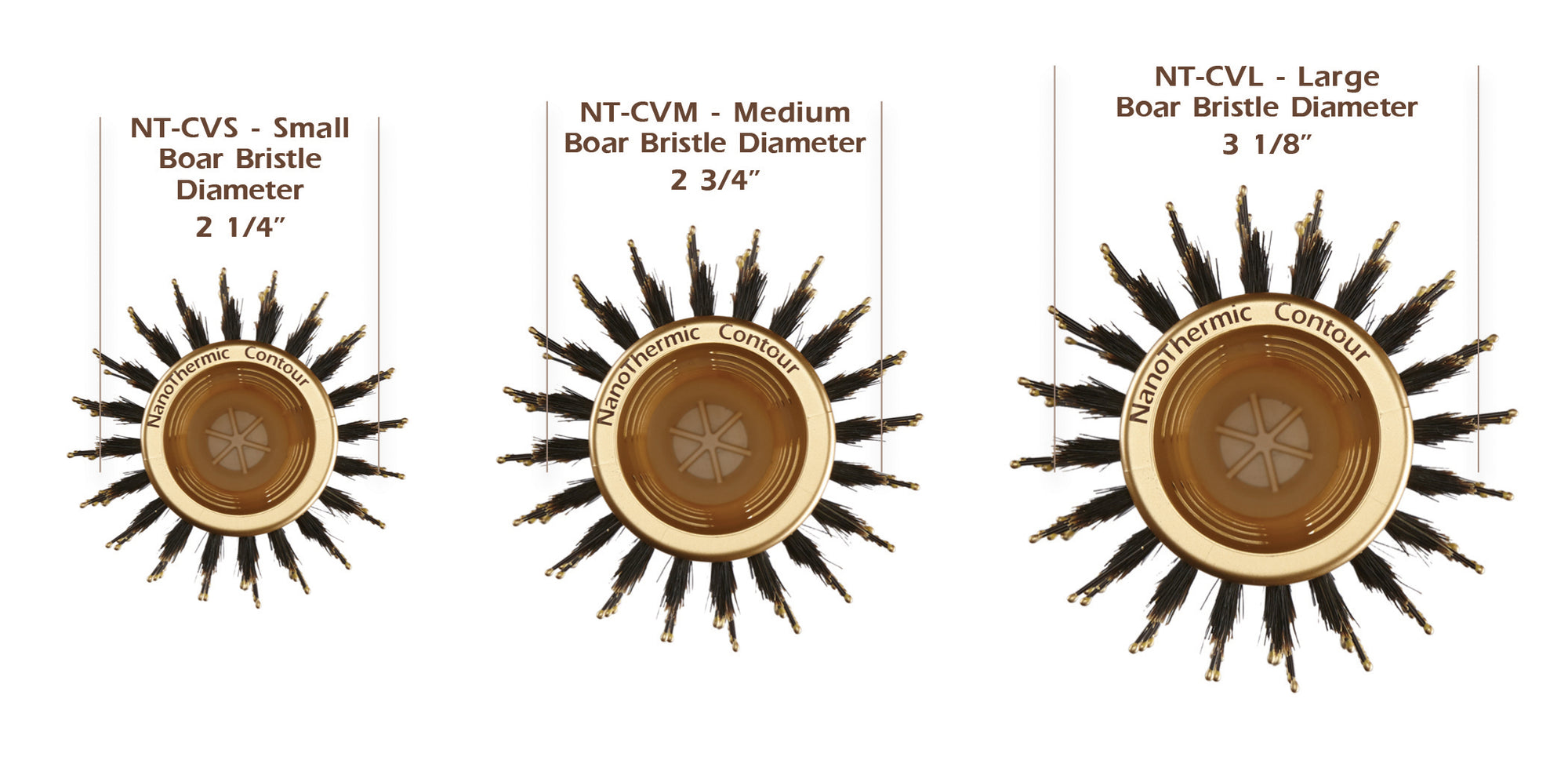 Hair brushes: NanoThermic Contour Vent Combo | Olivia Garden