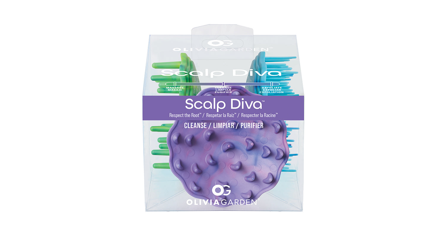 Scalp Diva | Scalp Massager, Cleanser & Exfoliator - Olivia Garden