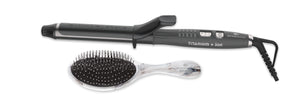 1" Titanium+ion Curling iron with FREE brush
