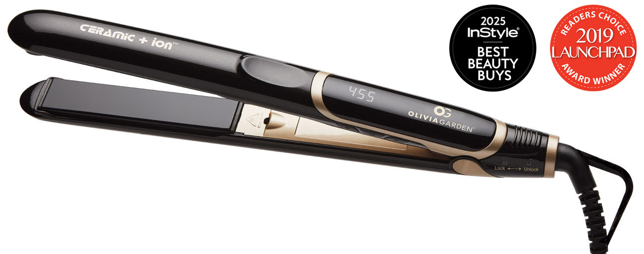 Ceramic + ion Flat Iron - Olivia Garden