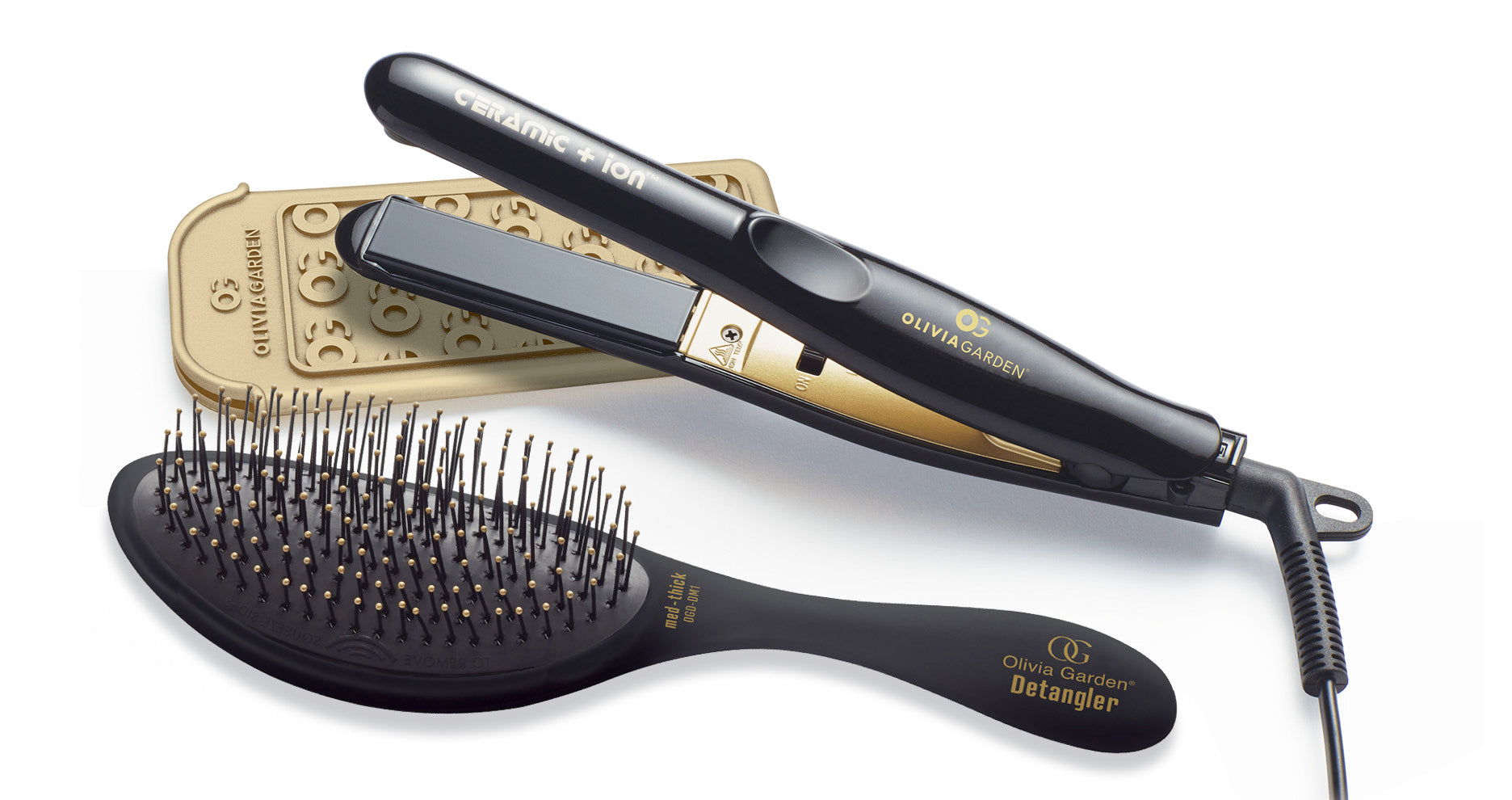 Hairbrush flat iron best sale