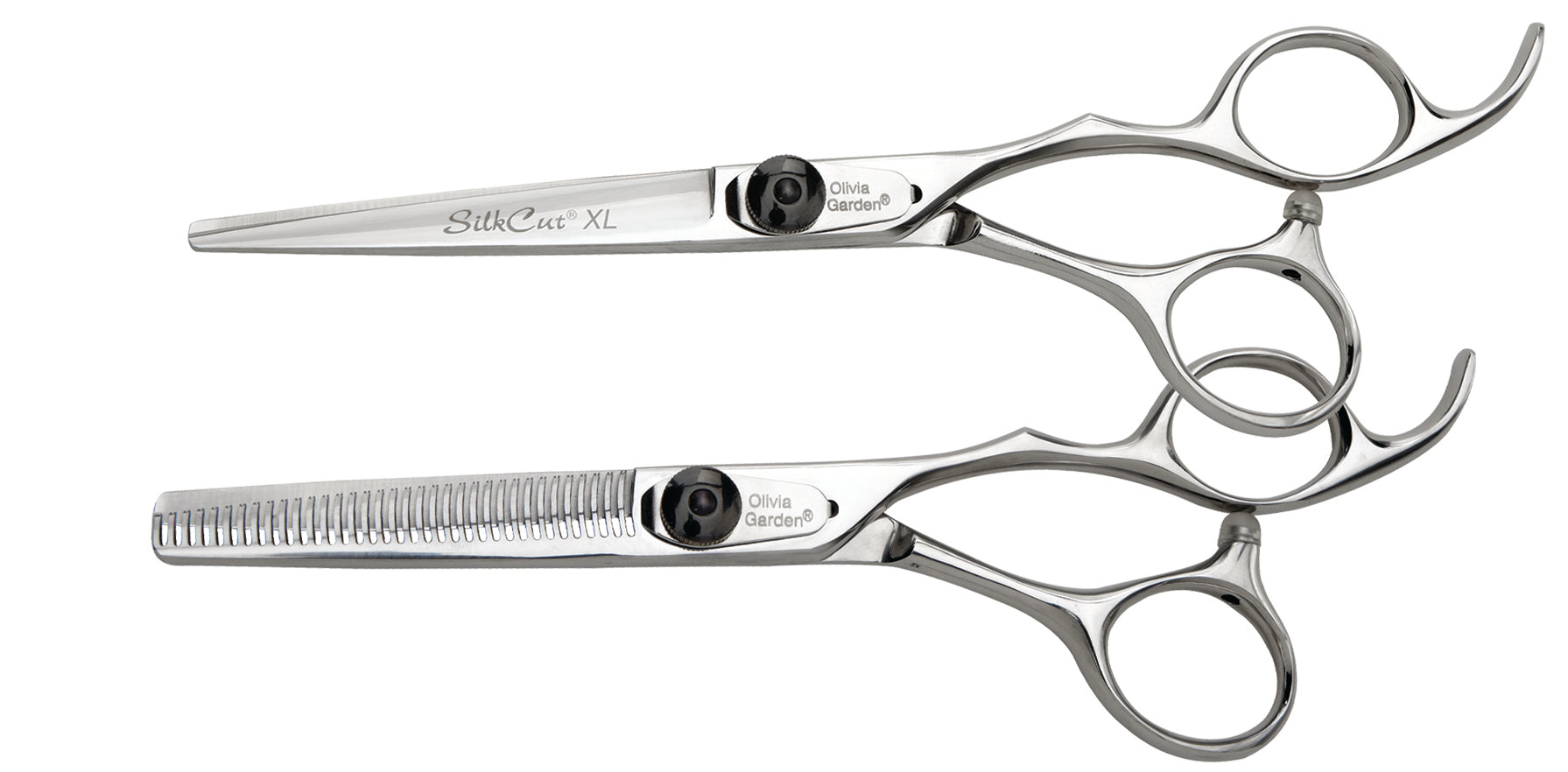 scissors olivia garden Hair cutting shears & thinners: SilkCut Barber | Olivia Garden 6"