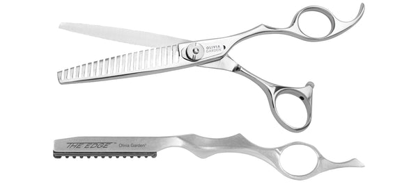 olivia garden scissors set Olivia Garden TextureCut Professional Hairdressing Texturizering Thinner Intro Case Deal (15 teeth)