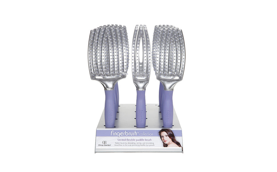 FingerBrush | Garden Olivia Hair ionic bristles brushes: