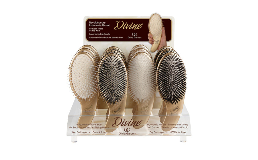 Olivia Garden Divine Revolutionary Ergonomic Design - purchases 2pck