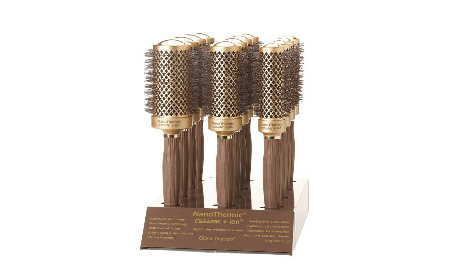 Round NanoThermic Olivia Thermal brushes: | Hair Garden