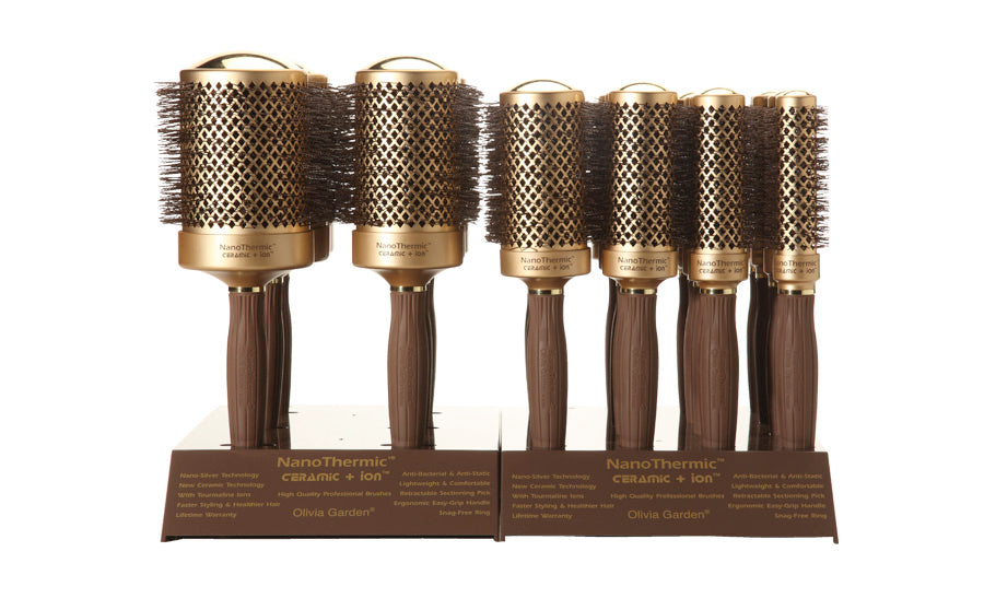 Hair brushes: NanoThermic Round Thermal | Olivia Garden