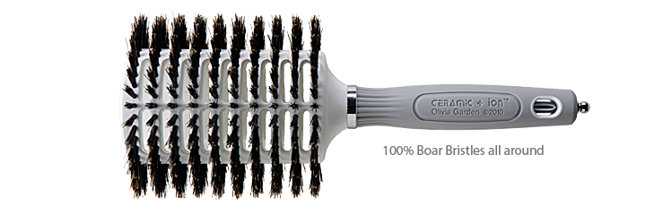 Hair brushes: Ceramic + Ion Turbo Vent Oval Twin | Olivia Garden Hair brushes: Ceramic + Ion Turbo Vent Oval Twin | Olivia Garden