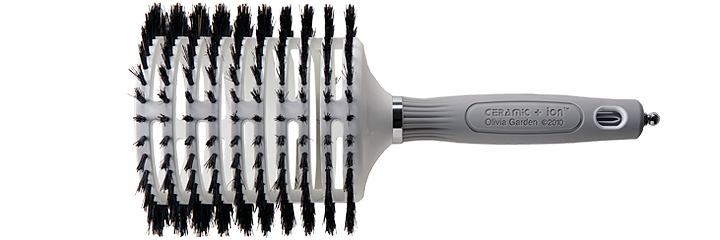 Hair brushes: Ceramic Ion Turbo Vent 100% Boar Olivia Garden