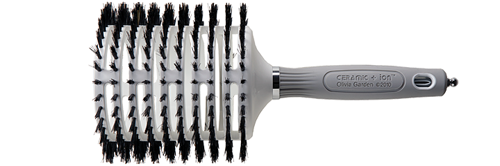 Hair brushes: Ceramic + Ion Turbo 100% Vent Boar | Olivia Garden