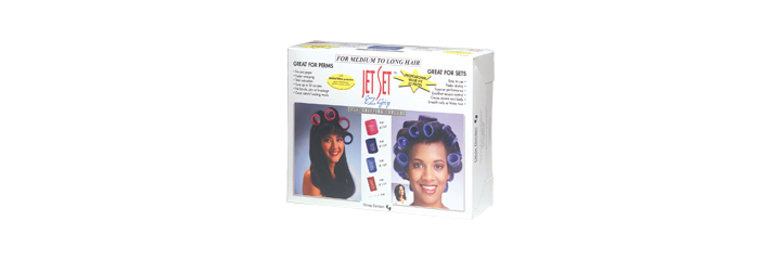 Self-gripping hair curler: Jet Set EZ Grip | Olivia Garden