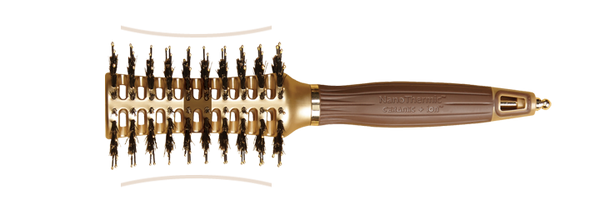 Hair brushes: NanoThermic Contour Vent Combo | Olivia Garden